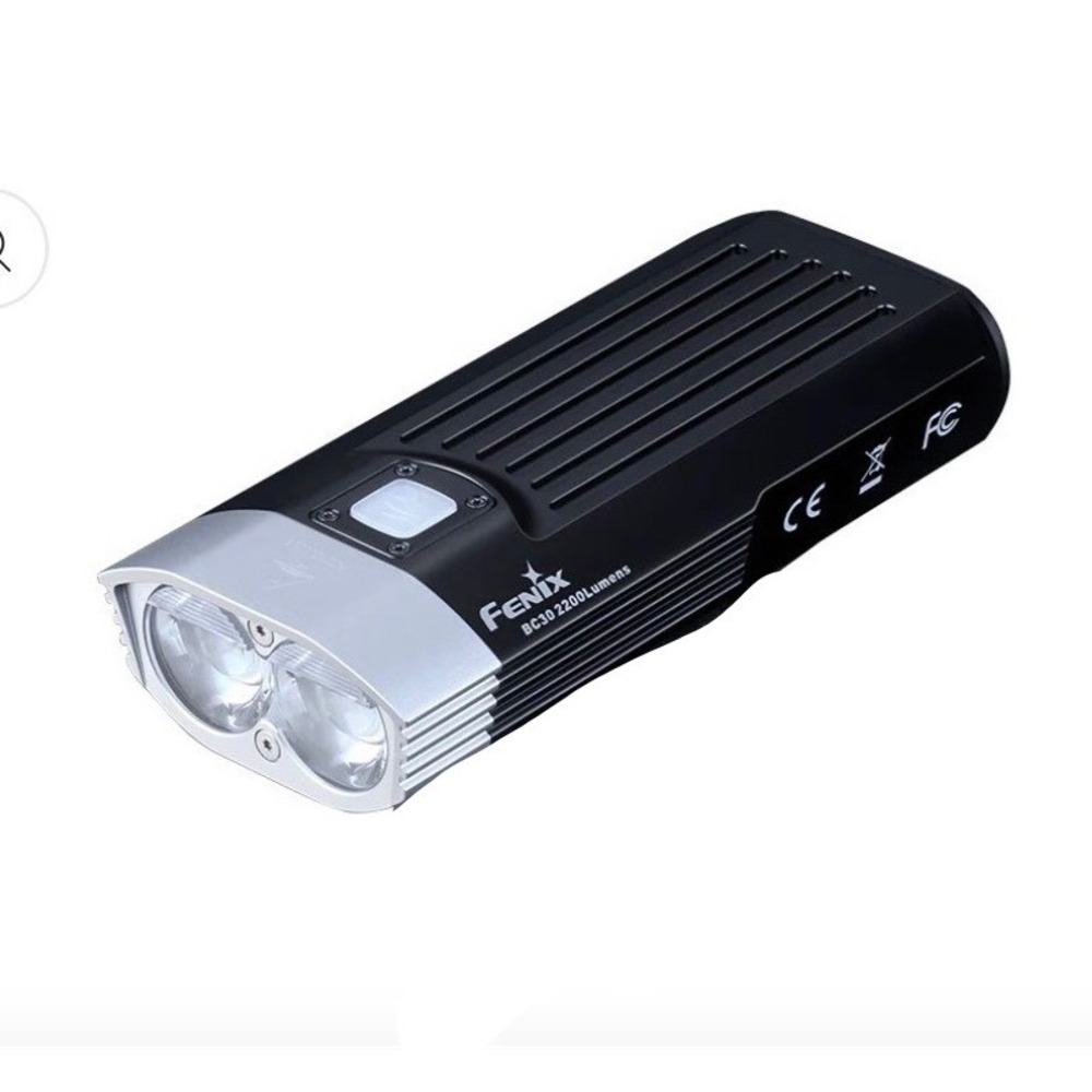 Fenix BC30R 1600 Lumens Rechargeable LED Bike Light OLED Display NO Mount